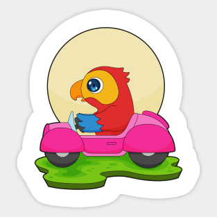 Parrot Car Sticker